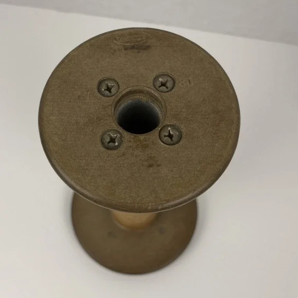 Vintage Wooden Spool Spindle Yarn Thread Wool Bobbin Wood Loom Decor 10.5 Inch - Picture 6 of 7